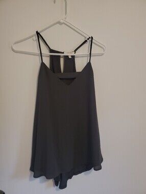 Maurices Dark Gray Tank Size Medium